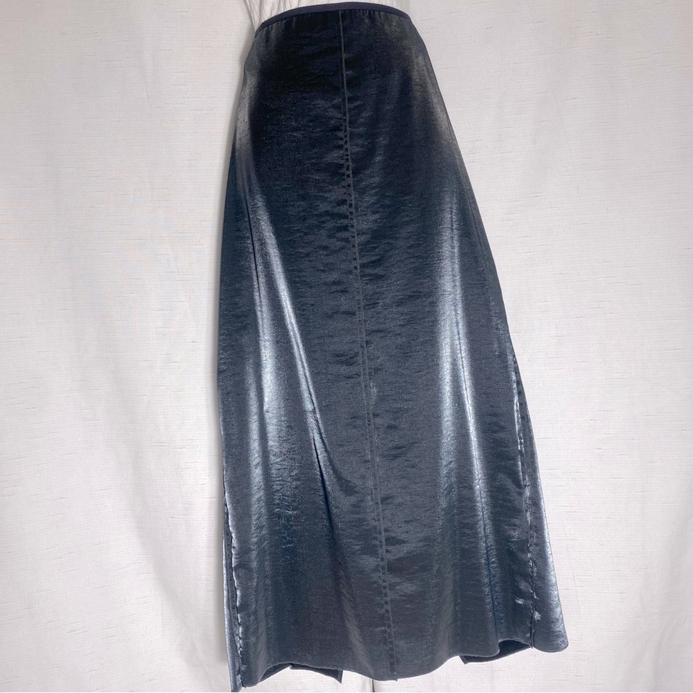 Zara Metallic Pencil Skirt Blogger Favorite Size M - Picture 3 of 14